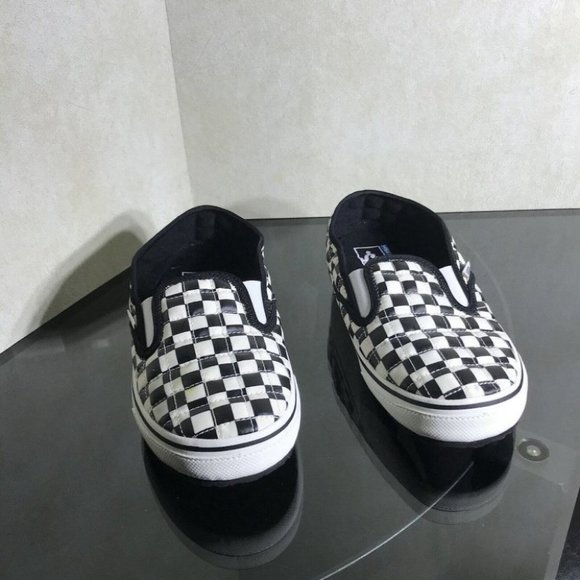 Vans Slip-On Slip Ultracush Slippers Men's Size 8 Black White Checkerboa New - Picture 2 of 12
